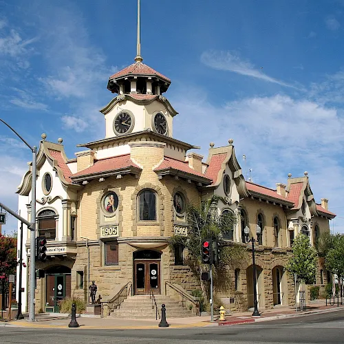 The historic Old City Hall on Monterey Street in downtown Gilroy